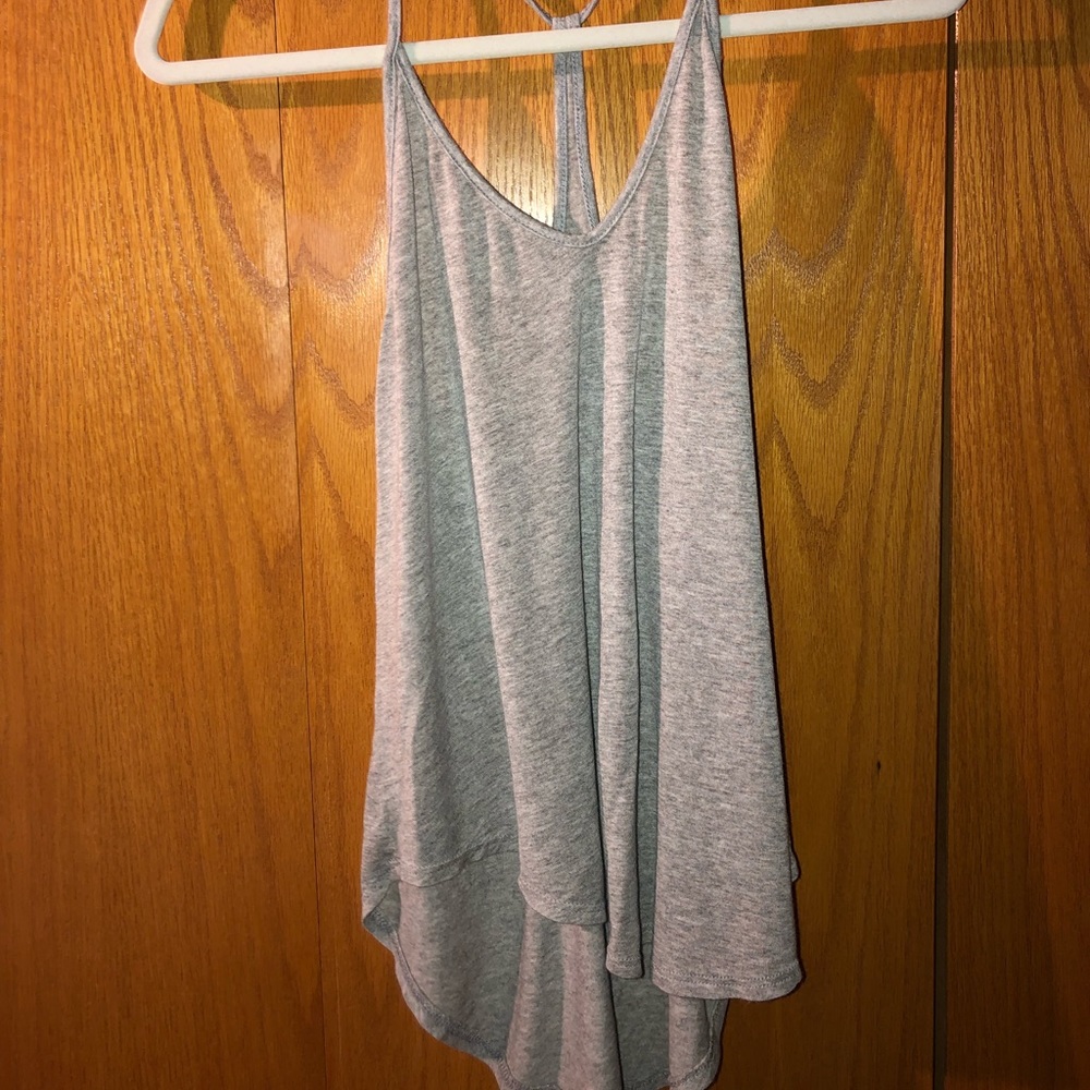 Bloomingdales light gray loose tank top